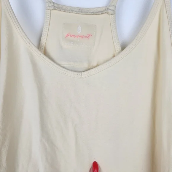 Free People Movement Hot Shot Onsie Light Yellow Size Small - Picture 4 of 5